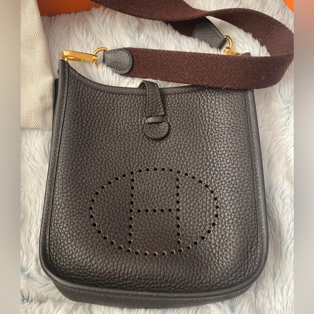 Hermes Mini Evelyne TPM 16 Bag Gold Hardware - Picture 8 of 12